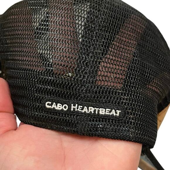 The Heartbeat Brand Black/Cork Cabo Cap - Picture 4 of 5